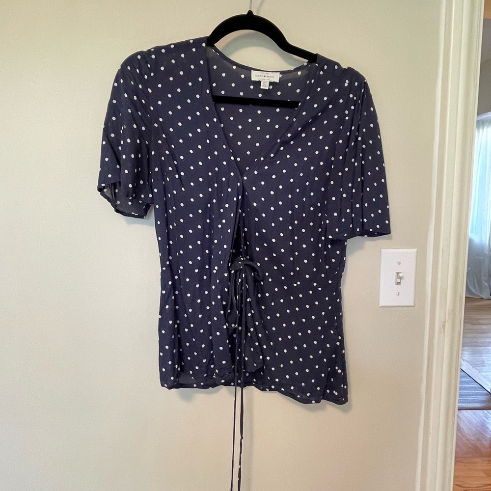 LUCKY BRAND WRAP TOP
